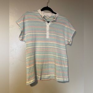 Vintage Retro Striped Devon Tee